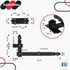 KOTARBAU® Cerniera ad angolo 600 x 300 mm con morsetto 2 Anteprima dell’immagine prodotto 3