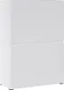 Kommode Rimini Sideboard 90cm weiß grifflos 4-türig Produktbild-Vorschau 2
