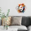 DEQOART Glasbild Echtglas 40x35 cm 'Herzkönig der Farben' Produktbild-Vorschau 3