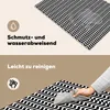 KitchenYeah© Herdabdeckplatte Muster - Abstrakt - Schwarz - Produktbild-Vorschau 2