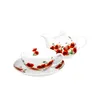 DUO FLORAL Tasse mit Teekanne CLASSIC POPPIES New Bone Produktbild-Vorschau 3