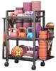 Solidchoice - Dumbbellstandaard voor Thuisgym met Wielen Productafbeelding-voorbeeld 1
