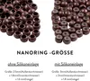 hair2heart nano krúžky č. 5 hnedé so silikónovou vložkou na Náhľad obrázku produktu 11