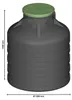 Sammelgrube 1000 Liter AQUA-WASTE für Abwasser und Silage Produktbild-Vorschau 4