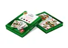 A product shot of two boxes of playing cards, one open, on a white background. Produktbild-Vorschau
