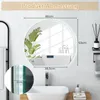 GOPLUS LED Badezimmerspiegel, Halbrunder Schminkspiegel mit Produktbild-Vorschau 6