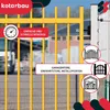KOTARBAU® Charnières de porte Paumelle de porte M20 x 120 Voir les images du produit 2