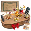 Couchbar Snackbox Eiche mit 4 Glasschalen - Getränkehalter Produktbild-Vorschau 1