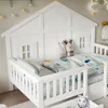Merax Kinderbett Holzbett 90x200cm mit 2 Schubladen auf Produktbild-Vorschau 19