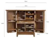 FineBuy Hausbar Sheesham Massivholz Barschrank 65 cm Bar Produktbild-Vorschau 3