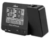 A black digital alarm clock with a projection feature. Produktbild-Vorschau