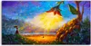 Coloray Acrylbild 100x50  Wandbild Acrylbilder Blume Produktbild-Vorschau 1