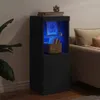 vidaXL Kredens z oświetleniem LED czarny 41x37x100 cm Podgląd zdjęcia produktu 3