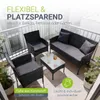 Juskys Polyrattan Gartenmöbel-Set Fort Myers inkl. Produktbild-Vorschau 4