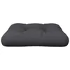 vidaXL Palettenkissen Schwarz 50x50x12 cm Stoff Produktbild-Vorschau 4