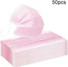 50PCS Rosa Maske Einwegmaske rosa mundschutz Vliesmasken Produktbild-Vorschau 1