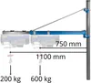 Güde Schwenkarm 1200 100-600 kg bis 110 cm Produktbild-Vorschau 2