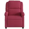 vidaXL Fauteuil relax vin rouge velours Voir les images du produit 3