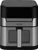 A front view of a black and silver air fryer on a white background. Anteprima dell’immagine prodotto