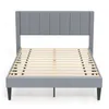 Rám postele COSTWAY pro matraci 200x140 cm, čalouněný rám Náhled obrázku produktu 1