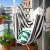 Fotel wiszący Relaxdays, bawełna, huśtawka sufitowa do Podgląd zdjęcia produktu 5