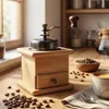Macinino Manuale Classico In Fagioio Per Pepe E Caffè Retro Anteprima dell’immagine prodotto 3