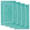 Lavea® 4er Set Badematte 50x80 cm, Badezimmerteppich 100% Produktbild-Vorschau 1