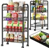 Mobilny Regał Kuchenny Łazienkowy Stolik Na Kółkach Podgląd zdjęcia produktu 1