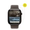 A smartwatch with a screen displaying weather information and a protective film overlay. Anteprima dell’immagine prodotto