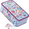 Mäppchen Federtasche 3 Fach, Federmäppchen Schüleretui, Produktbild-Vorschau 1