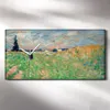Wandkunst Leinwand Bild Uhr Geräuschlos Kunstdruck 60x30 Produktbild-Vorschau 2