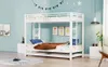 Metall-Etagenbett 90x200 cm mit Ausziehbett Kinderbett Produktbild-Vorschau 16