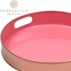 Bandeja de servicio escandinava, modelo Aarhus, color rosa, Vista previa de la imagen del producto 3