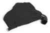 A black fabric cover with a black plastic tube attached, shown on a white background. Produktbild-Vorschau