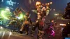 A group of characters in a video game scene, engaged in combat. Produktbild-Vorschau