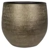 Steege Pflanztopf/Blumentopf - Keramik - Metall Gold - 27 x Produktbild-Vorschau 1
