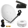 PremiumX HD SAT Anlage 60cm Satellitenschüssel Single LNB Produktbild-Vorschau 1