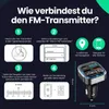 Siltcon® FM Transmitter Bluetooth Auto – USB-C 30W Produktbild-Vorschau 9