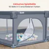 Teddle Laufstall Baby - Laufgitter Baby mit 50x Spielbälle Produktbild-Vorschau 5
