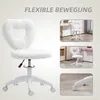 Chaise de bureau pivotante HOMCOM avec dossier en forme de Voir les images du produit 6