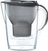 A Brita water filter pitcher with a graphite lid and filter, filled with water. Produktbild-Vorschau