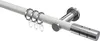 Interdeco Gardinenstange / Vorhangstange Weiß / Chrom, Typ Produktbild-Vorschau 1
