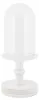 Clayre & Eef Cloche en verre Ø 14x34 cm Blanc Bois Voir les images du produit 1
