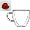 240 ml doppelwandige Glas Thermo - Herztasse mit Produktbild-Vorschau 2