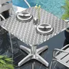 COSTA | Bistro Tischplatte | 60x60cm | Edelstahl Produktbild-Vorschau 1