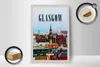 Holzschild Reise 12x18 cm Glasgow Scotland Altstadt Produktbild-Vorschau 3