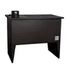 A dark brown wood-burning stove with a metal plate on top, set against a white background. Náhled obrázku produktu