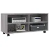vidaXL Mobile TV con rotelle Grigio Sonoma 90x35x35 cm Anteprima dell’immagine prodotto 3