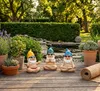 formano 3er Set Gartenzwerge Yoga Figuren 17 cm aus Produktbild-Vorschau 2