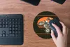 MuchoWow® Mauspad Mousepad Jahrgang - Motorrad - Design Produktbild-Vorschau 4